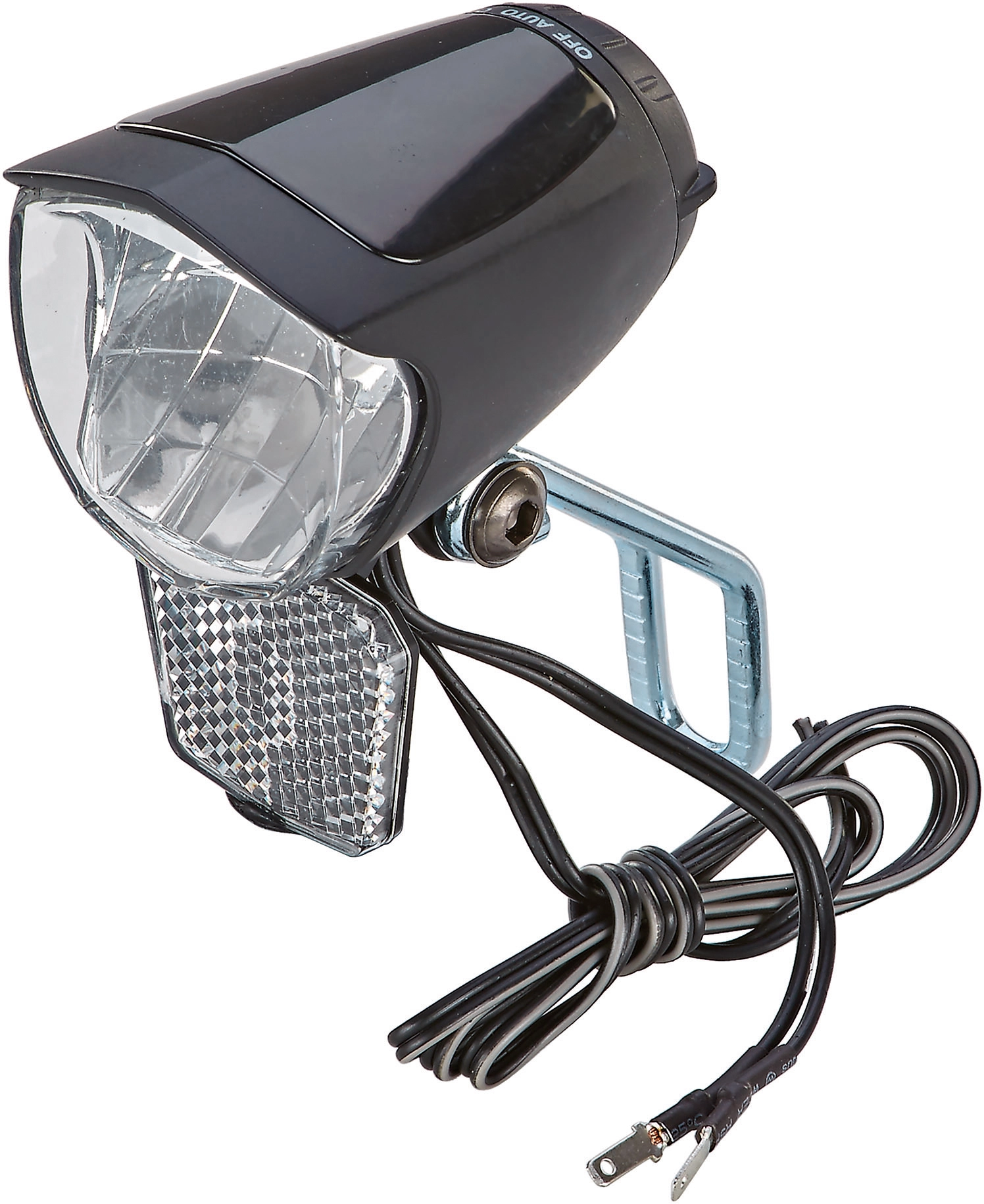 Fahrrad Beleuchtung Lampen Set Halogen Dynamo Vorderlicht silber Rück,  12,99 €